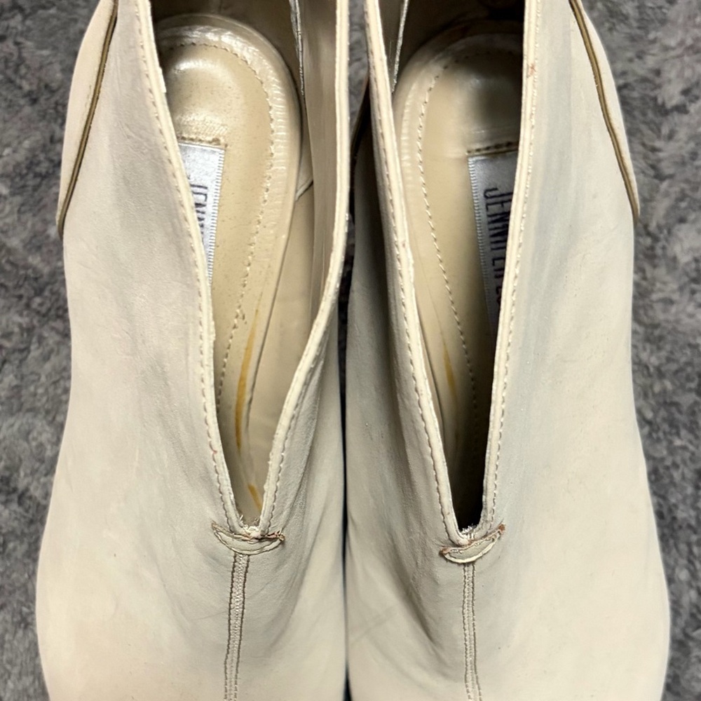 Jenni Cream Ankle Booties